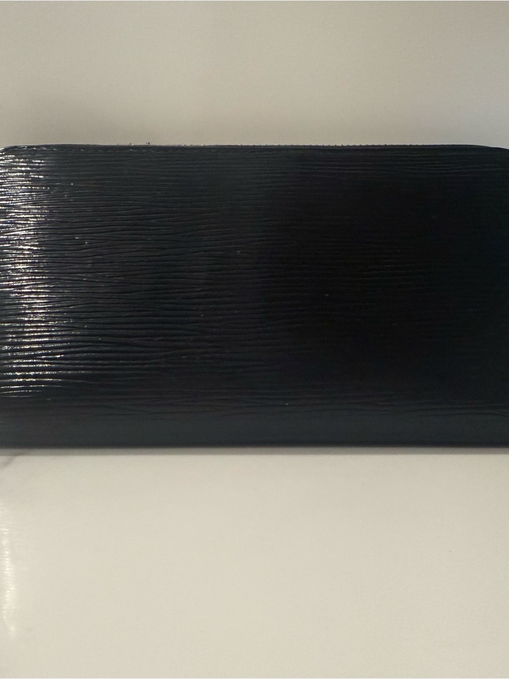 Authentic Black LV Epi leather long wallet